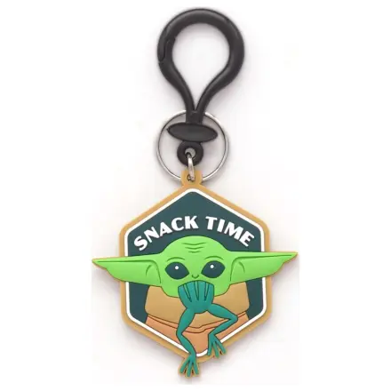 Star Wars mehki PVC obesek za torbo Grogu Snack Time fotografija izdelka