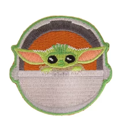 Star Wars Grogu Vezenina nalepka fotografija izdelka