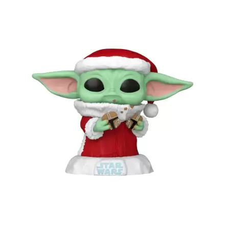 Star Wars: Mandalorian Funko POP! Vinyl Figurica Holiday Grogu 9 cm termékfotója