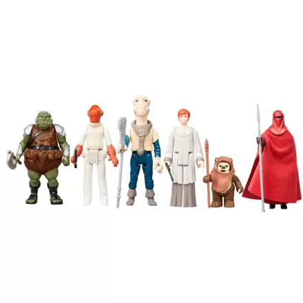 Star Wars Return of the Jedi Retro Collection figura 9,5 cm set 6 pack fotografija izdelka
