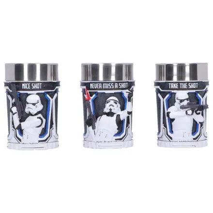 Star Wars Stormtrooper Set s 3 kozarci za žganje fotografija izdelka