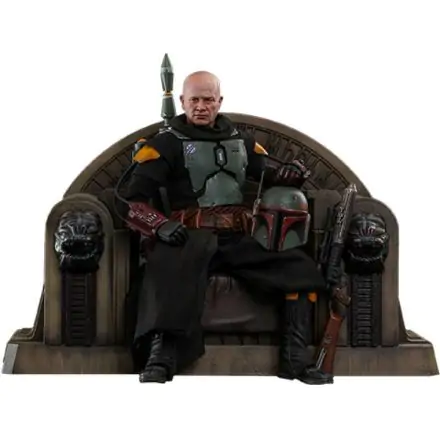 Star Wars The Mandalorian Akcijska Figura 1/6 Boba Fett (Repaint Armor) in Prestol 30 cm fotografija izdelka