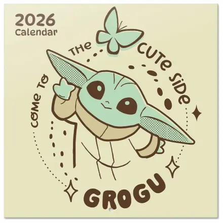 Star Wars The Mandalorian and Grogu 2027 stenski koledar 30 x 30 cm fotografija izdelka