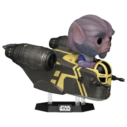 Star Wars: The Mandalorian and Grogu Funko POP! Rides Deluxe vinilna figure Zeb Orrelios in the Razor Crest  fotografija izdelka
