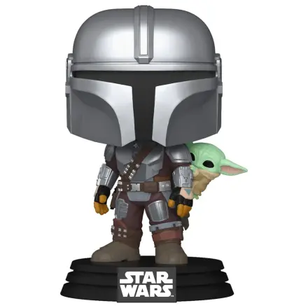 Star Wars: The Mandalorian and Grogu Funko POP! Vinyl Bobblehead figura The Mandalorian with Grogu 9 cm fotografija izdelka