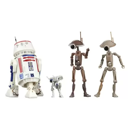 Star Wars: The Mandalorian Black Series akcijska figura, paket štirih R5-D4, BD-72 & Pit Droids termékfotója