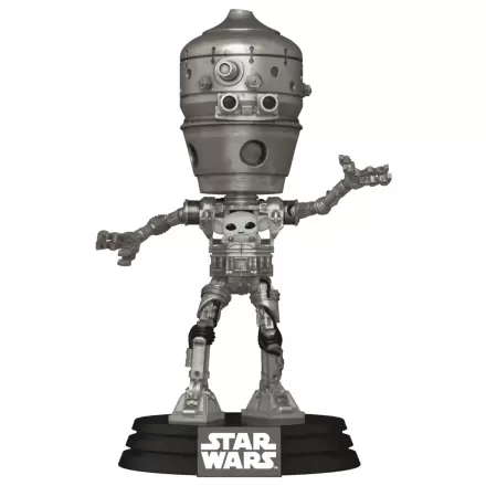 Star Wars: The Mandalorian Funko POP! Deluxe Vinilna figura z nihajočo glavo IG-12 z Grogu 17 cm fotografija izdelka