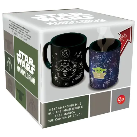 Star Wars The Mandalorian Grogu skodelica, ki spreminja barvo ob toploti, 325 ml fotografija izdelka