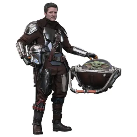 Star Wars: The Mandalorian & Grogu Movie Masterpiece akcijska figura 1/6 The Mandalorian and Grogu (Deluxe Version) 31 cm fotografija izdelka