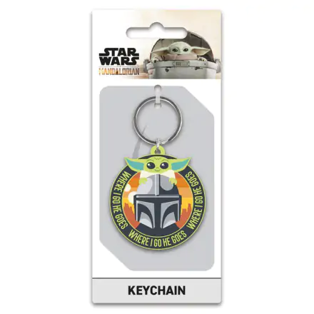 Star Wars Gumijast obesek za ključe The Mandalorian 6 cm termékfotója