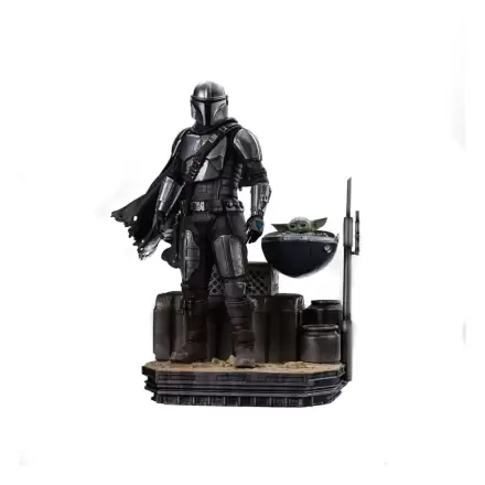 Star Wars The Mandalorian Merilo Kip 1/10 Din Djarin in Din Grogu 21 cm fotografija izdelka