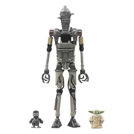 Star Wars: The Mandalorian Vintage Collection akcijska figura 3-Pack IG-12, Grogu & Anzellan 10 cm fotografija izdelka