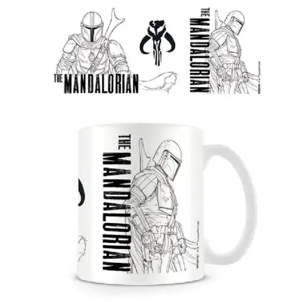 Star Wars The Mandalorian Skodelica Line Art termékfotója