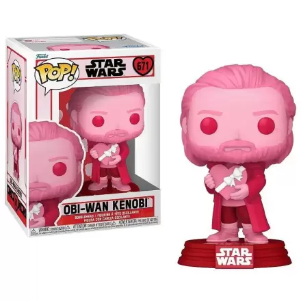 Star Wars Valentines POP! Star Wars Vinyl Figura Obi-Wan Kenobi 9 cm termékfotója