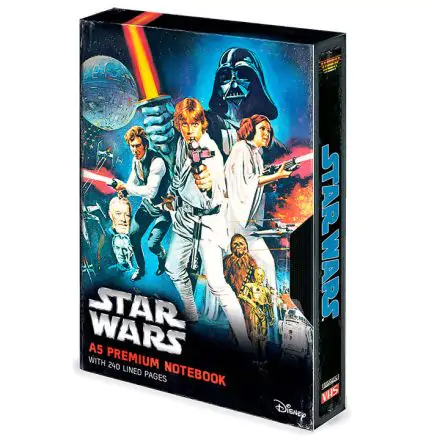 Star Wars Premium Zvezek A5 A New Hope VHS termékfotója