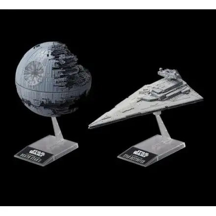 Star Wars Model Kit Death Star II & Imperial Star Destroyer - modelarski komplet fotografija izdelka