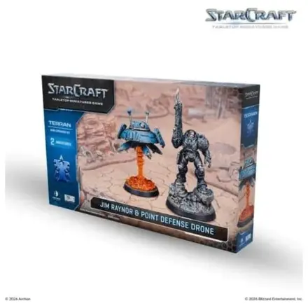 StarCraft TMG Hero Set za razširitev Terran: Jim Raynor & Point Defense Drone fotografija izdelka