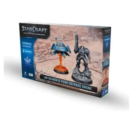 StarCraft TMG Hero Set za razširitev Terran: Jim Raynor & Point Defense Drone fotografija izdelka