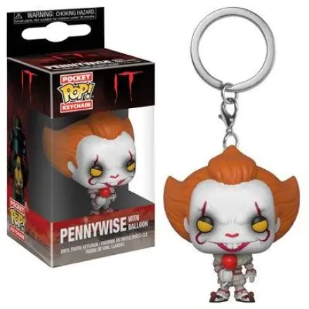 Stephen King's It 2017 Pocket POP! Vinyl obesek za ključe Pennywise z balonom 4 cm termékfotója