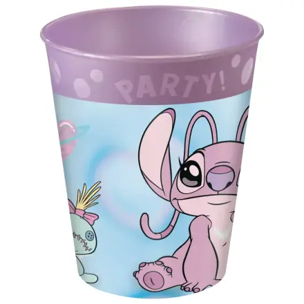 Stitch and Angel Cute mikro vrhunski plastični komplet kozarcev 4 kos. 250 ml fotografija izdelka
