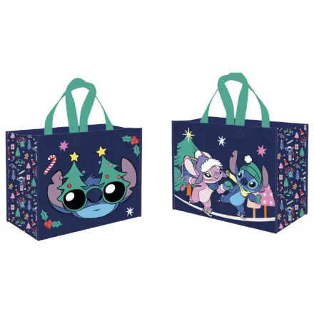 Stitch & Angel snežna in božična nakupovalna torba fotografija izdelka
