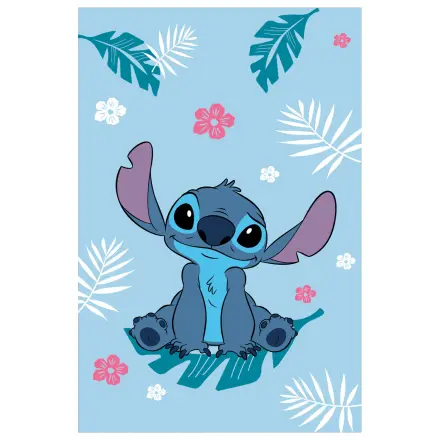 Stitch modra odeja iz flisa fotografija izdelka