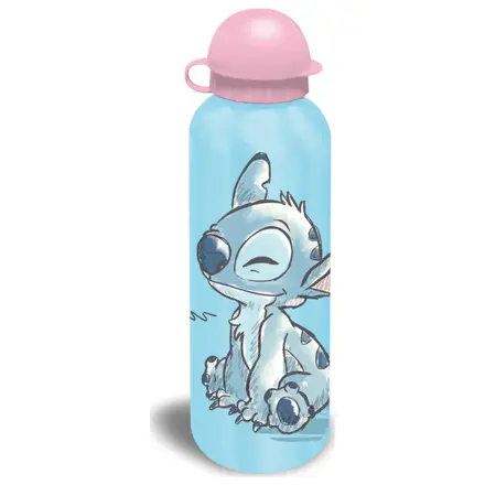 Stitch Cheeky Aluminijasta steklenička za vodo s pokrovčkom za pitje 500 ml fotografija izdelka