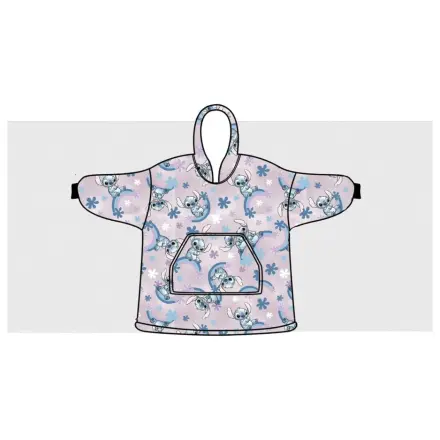 Stitch Dreamy plišasta flis nosljiva odeja Poncho za starost 7-14 let fotografija izdelka