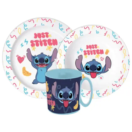 Stitch Just jedilni set, mikro plastični set s skodelico fotografija izdelka