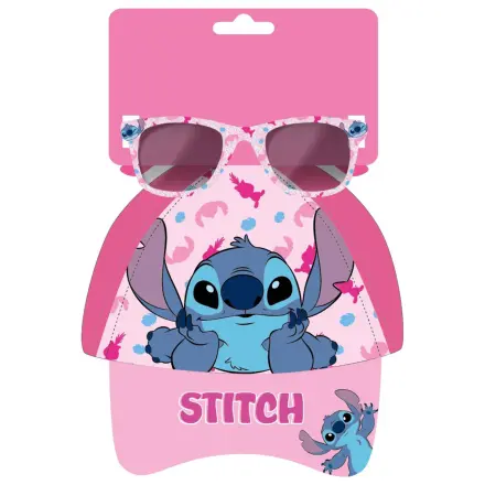 Stitch Pink Zabavna sončna očala in komplet baseball kape fotografija izdelka