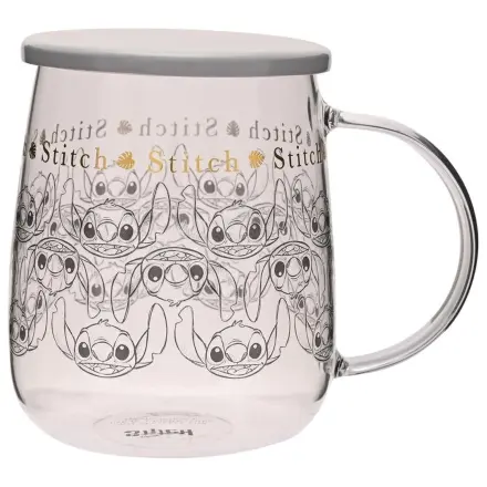 Stitch steklena skodelica s pokrovom 532 ml fotografija izdelka