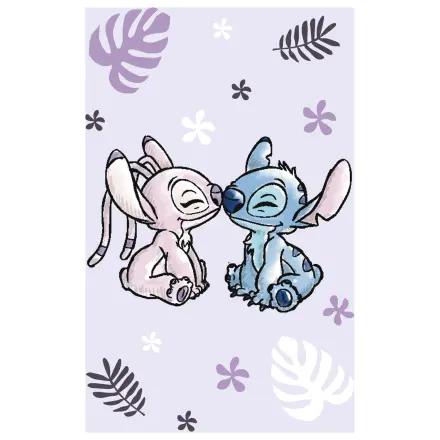 Stitch vijolično flis odejo fotografija izdelka