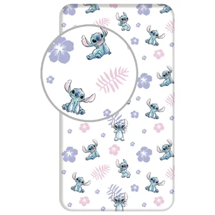 Stitch bela napenjalna rjuha 90x200 cm fotografija izdelka