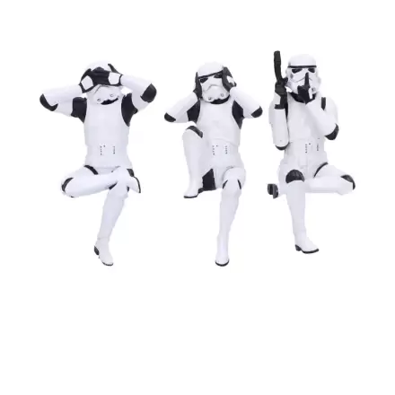 Figure Stormtrooper Treh Modrih Sedečih Stormtrooperjev 11 cm termékfotója