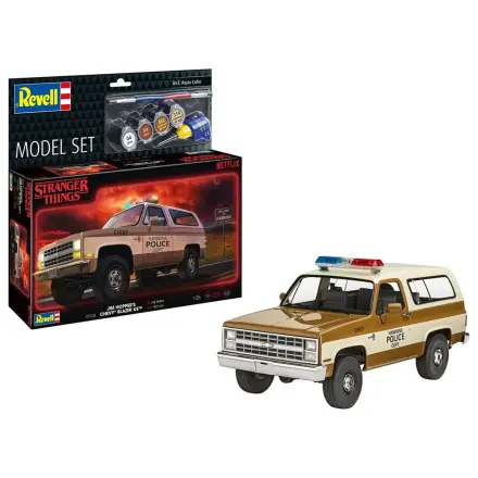 Stranger Things Komplet Modela 1/25 1985 Chevrolet K5 Blazer (Aqua Color) 19 cm fotografija izdelka