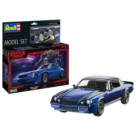 Stranger Things Model Kit Set 1/25 Chevy Camaro Z/28 (Aqua Color) 19 cm fotografija izdelka