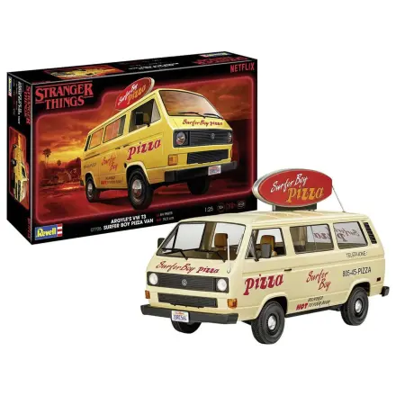 Stranger Things Komplet modela 1/25 VW T3 Bus Surfer Boy 19 cm fotografija izdelka