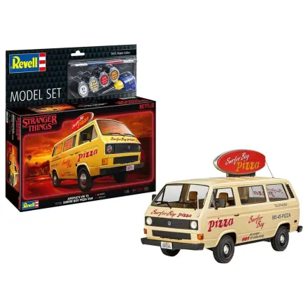 Stranger Things Set Modelnega Kompleta 1/25 VW T3 Bus Surfer Boy (Aqua Color) 19 cm fotografija izdelka