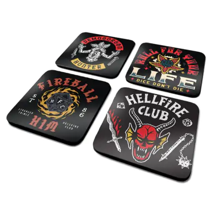 Stranger Things 4 Podstavek 4-Pack Hellfire Club termékfotója