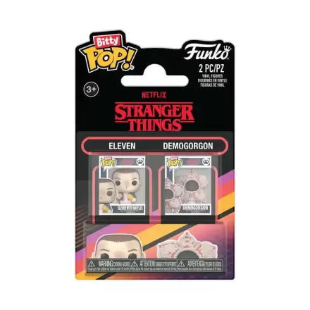 Stranger Things Bitty Funko POP! Vinyl Figurica 2-paket Eleven & Demogorgon fotografija izdelka