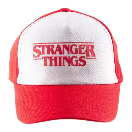 Stranger Things kapa z ukrivljenim šiltom logotip fotografija izdelka
