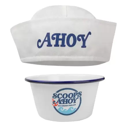 Stranger Things posoda za sladoled z zajemalkami s kapo Sailor Hat Scoops Ahoy fotografija izdelka