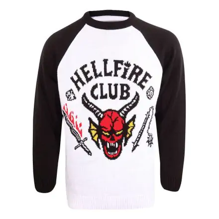 Stranger Things Hellfire Club Christmas pulover s kapuco fotografija izdelka