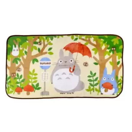 Studio Ghibli Fleece Odeja My Neighbor Totoro Totoro Bus Stop 80 x 150 cm fotografija izdelka