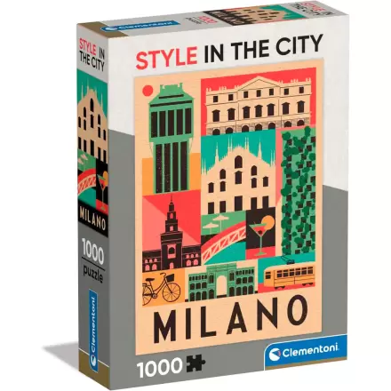 Sestavljanka Style in the City Milan 1000 kosov fotografija izdelka