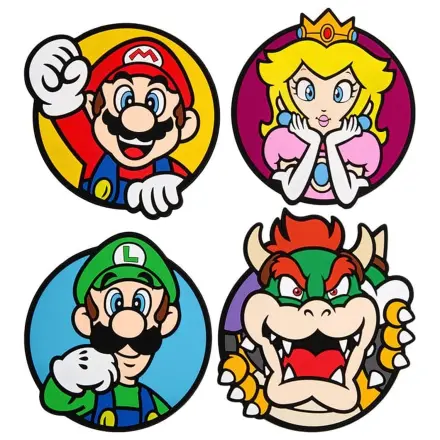 Super Mario podstavki 4-Pack fotografija izdelka