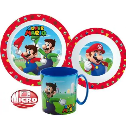 Super Mario set posode, set iz mikro plastike fotografija izdelka