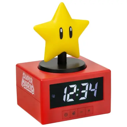 Super Mario Icon Budilka Super Star 15 cm fotografija izdelka