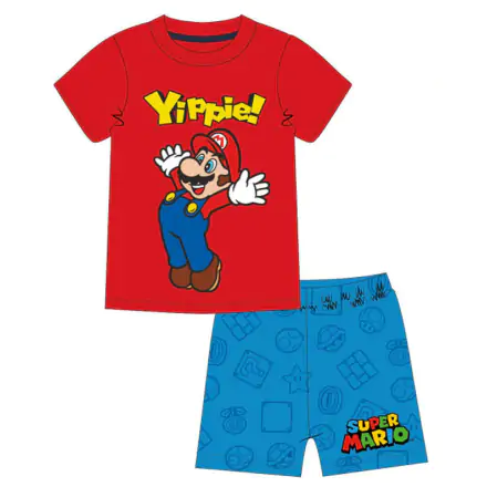 Super Mario Yippie kratka otroška pižama termékfotója