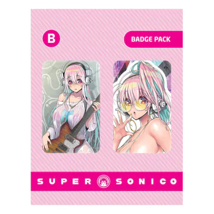 Super Sonico komplet značk 2-pack Set B termékfotója